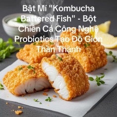 Bật Mí Kombucha Battered Fish - Bột Chiên Cá Công Nghệ Probiotics Tạo Độ Giòn Thần Thán