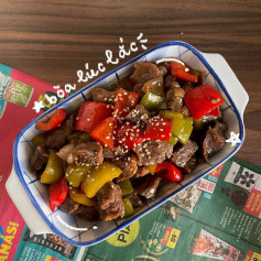 Thịt bò Delight với ớt chuông