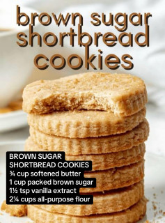Best Brown Sugar Shortbread Cookies (6-Ingredient, No Rolling Pin)