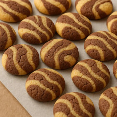 Biskut Marble Recipe (about 50 pcs)