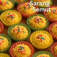 Biskut Sarang Semut Recipe (about 60 pcs)