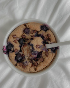 Blueberry Chocolate Delight Baked Oatmeal Bliss
