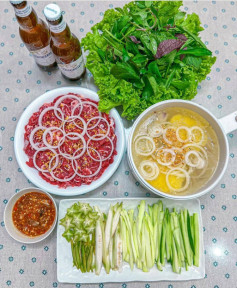 Bò Nhúng Dấm Chua Ngọt Đậm Đà Hương Vị Việt