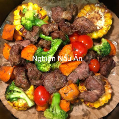 Bò Nướng Rau Củ Sắc Màu Tươi Ngon