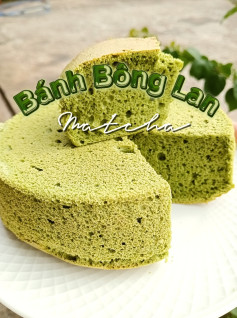 Bông lan Matcha