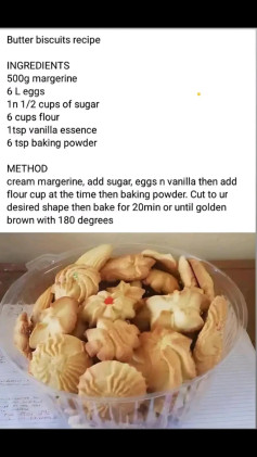 Butter Cookies Recipe
