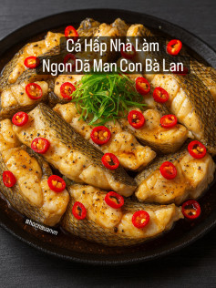 Cá Hấp Gừng Hành Thơm Ngon Mềm Mại