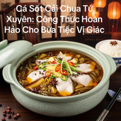 Cá Sốt Cải Chua Tứ Xuyên: Công Thức Hoàn Hảo Cho Bữa Tiệc Vị Giác