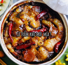 🎣 Cá trắm kho mật mía – chuẩn vị , đậm đà khó quên
