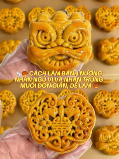 🐇🥮 CÁCH LÀM BÁNH NƯỚNG NHÂN NGŨ VỊ VÀ NHÂN TRỨNG MUỐI ĐƠN GIẢN, DỄ LÀM 🥮