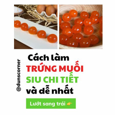 Cách làm trứng muối siêu chi tiết