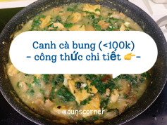Canh cà bung (dưới 100k)
