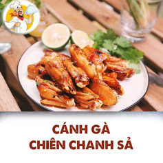 Cánh Gà Chiên Chanh Sả Giòn Thơm Lừng