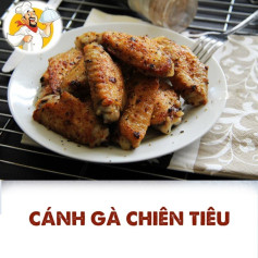 Cánh Gà Chiên Tiêu Thơm Giòn Dậy Vị