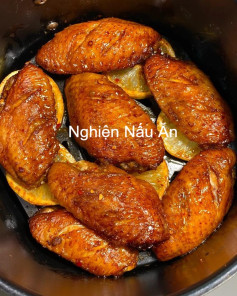 Cánh Gà Nướng Chanh Mật Ong Giòn Tan Bằng Nồi Chiên Không Dầu