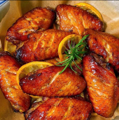 Cánh Gà Nướng Mật Ong Giòn Rụm Thơm Ngọt