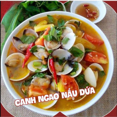 Canh Ngao Chua Thanh Mát Dứa