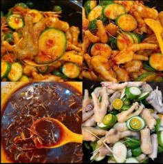 Chân Gà Sốt Thái Chua Cay Giòn Sật