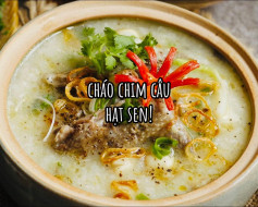 Cháo chim bồ câu – thơm ngọt, bổ dưỡng, rất tốt cho người già và người mới ốm dậy!