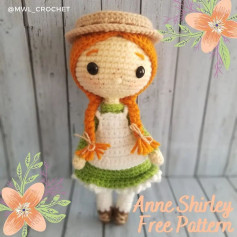 Charming Anne Shirley Crochet Doll Pattern for Beginners