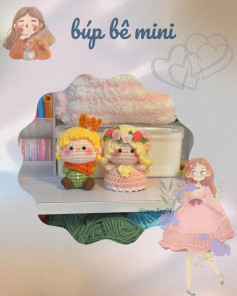 chart móc búp bê mini Chart xinh🌷