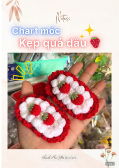 chart móc kẹp tóc quả dâu