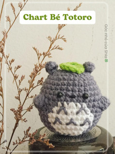 Chart Móc Len Totoro Cho Đồ Chơi Amigurumi Dễ Thương