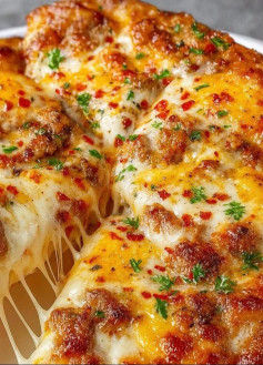 Cheese Crust Breakfast Pizza