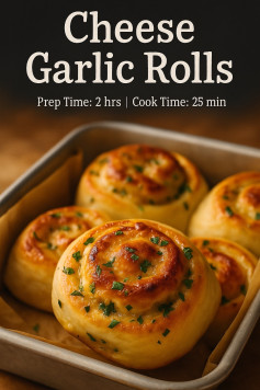 Cheese Garlic Rolls recipe