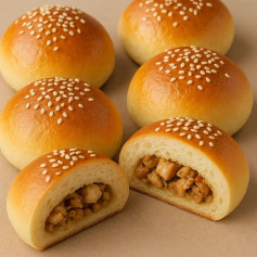 Chicken Bun Recipe (12 buns)