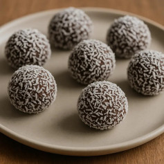 Chocolate Balls Recipe (about 20 pcs)