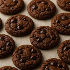 Chocolate Biscuits Recipe (about 25 pcs)