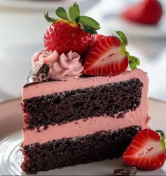 Chocolate Strawberry Cake