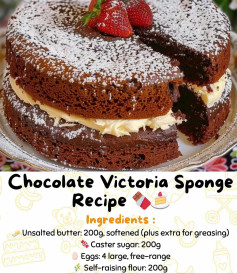 Chocolate Victoria Sponge Recipe
