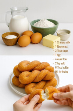 Cinnamon Twisted Donuts