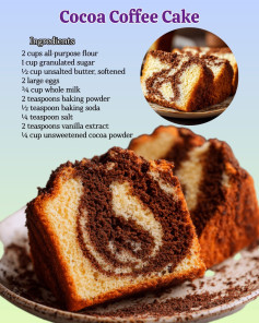Cocoa Coffee Cake