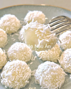 Bánh Mochi sữa dừa: Mềm, dai và thơm ngon