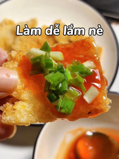 Cơm cháy sốt mỡ hành