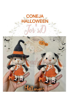 Coneja de Halloween: Patrón de crochet adorable y festivo