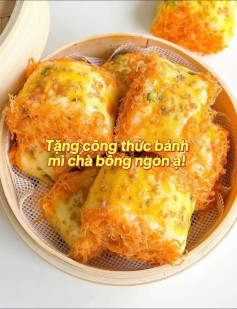 CÔNG THỨC BÁNH MÌ CHÀ BÔNG XÚC XÍCH