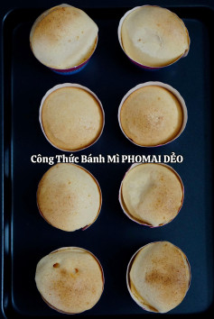 Công Thức Bánh Mì PHOMAI DẺO (Phiên bản đặc ruột)