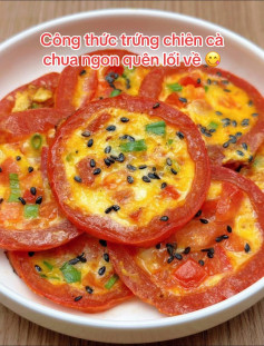 🍅Công thức cà chua trứng chiên