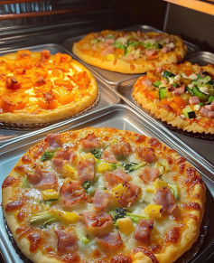🌈Công thức đế bánh pizza: