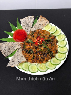 Công thức hến xúc bánh đa chay