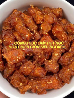 🍖 CÔNG THỨC LÀM THỊT NGŨ HOA CHIÊN GIÒN SIÊU NGON