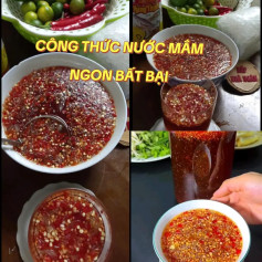 CÔNG THỨC NƯỚC MẮM NGON BẤT BẠI
