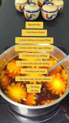 Cost nước mắm thắm thơm