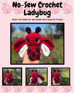 Create a Cute No-Sew Crochet Ladybug with This Free Pattern
