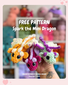 Create Your Own Adorable Mini Dragon with This Free Crochet Pattern