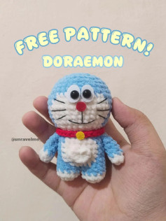 Create Your Own Crochet Doraemon with This Free Pattern